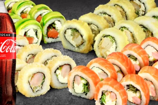 ¡Que suenen esos palillos! 40 piezas de sushi VIP — Sow Plaza Vespucio