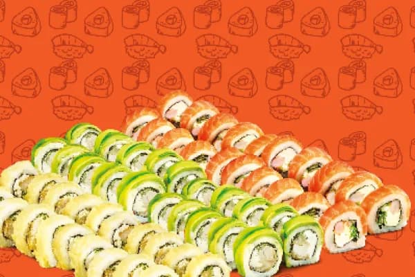 ¡Que suenen esos palillos! 60 piezas de sushi VIP — Sow Plaza Sur
