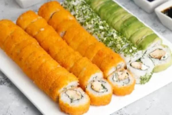¡Que suenen esos palillos! 100 piezas de sushi VIP — Delicias Sabores 