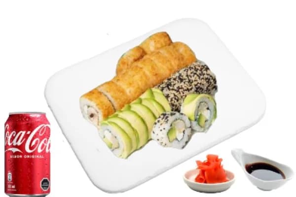 ¡Que suenen esos palillos! 20 piezas de sushi VIP — Tako Nikkei