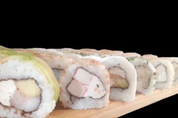 ¿Te lo vas a perder? 50 ricas piezas de sushi en con sabor único — Delicia Sushi