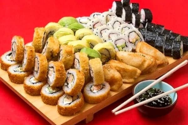 ¡Delicias imperdibles! 65 ricas piezas para compartir. No te lo pierdas — Kitai Sushi