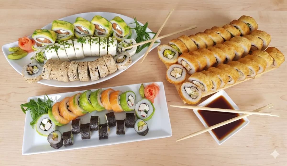 ¿Te lo vas a perder? 80 ricas de sushi en con un sabor único — Giro Sushi